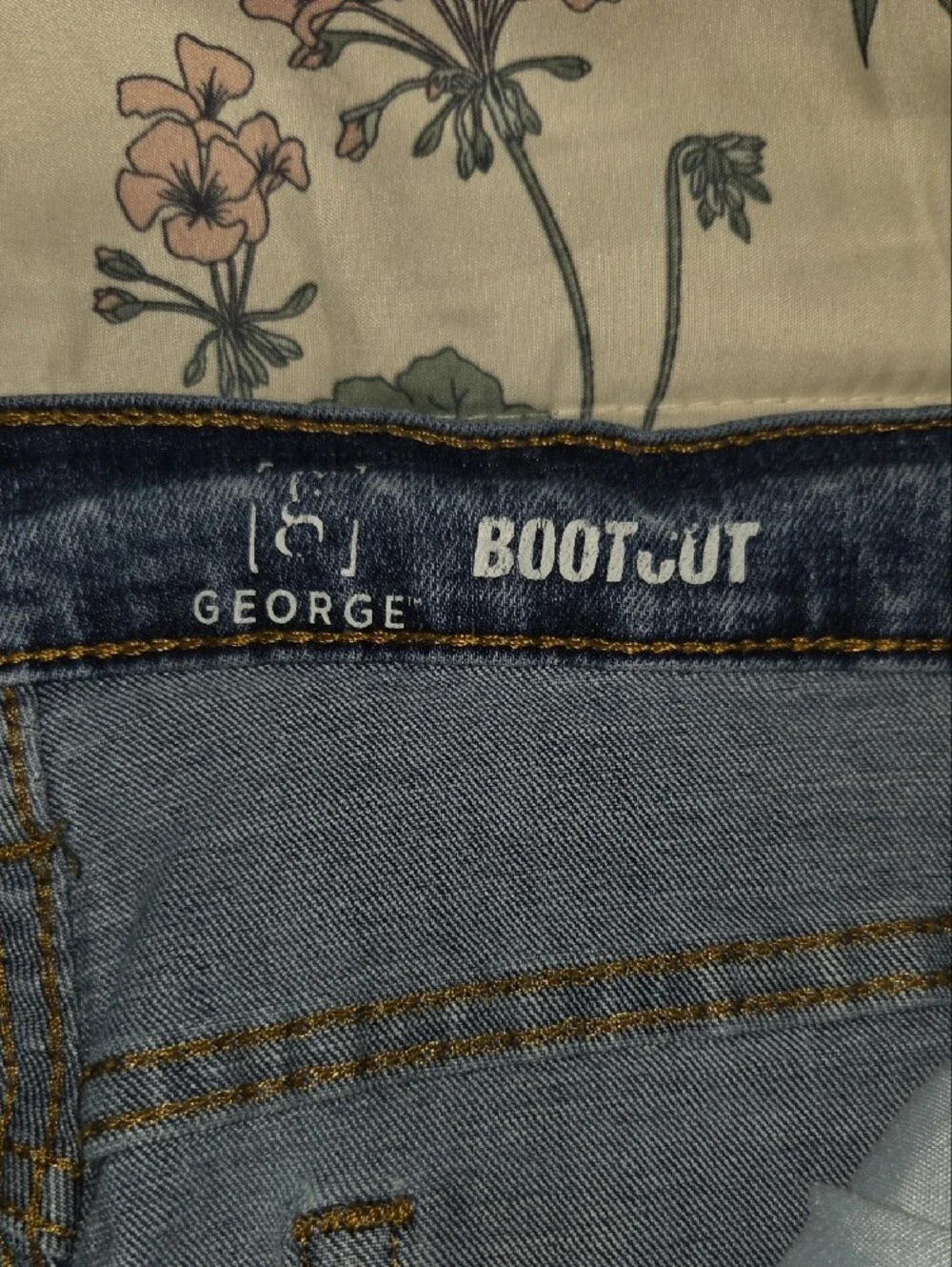 George Light Blue Boot Cut Jeans